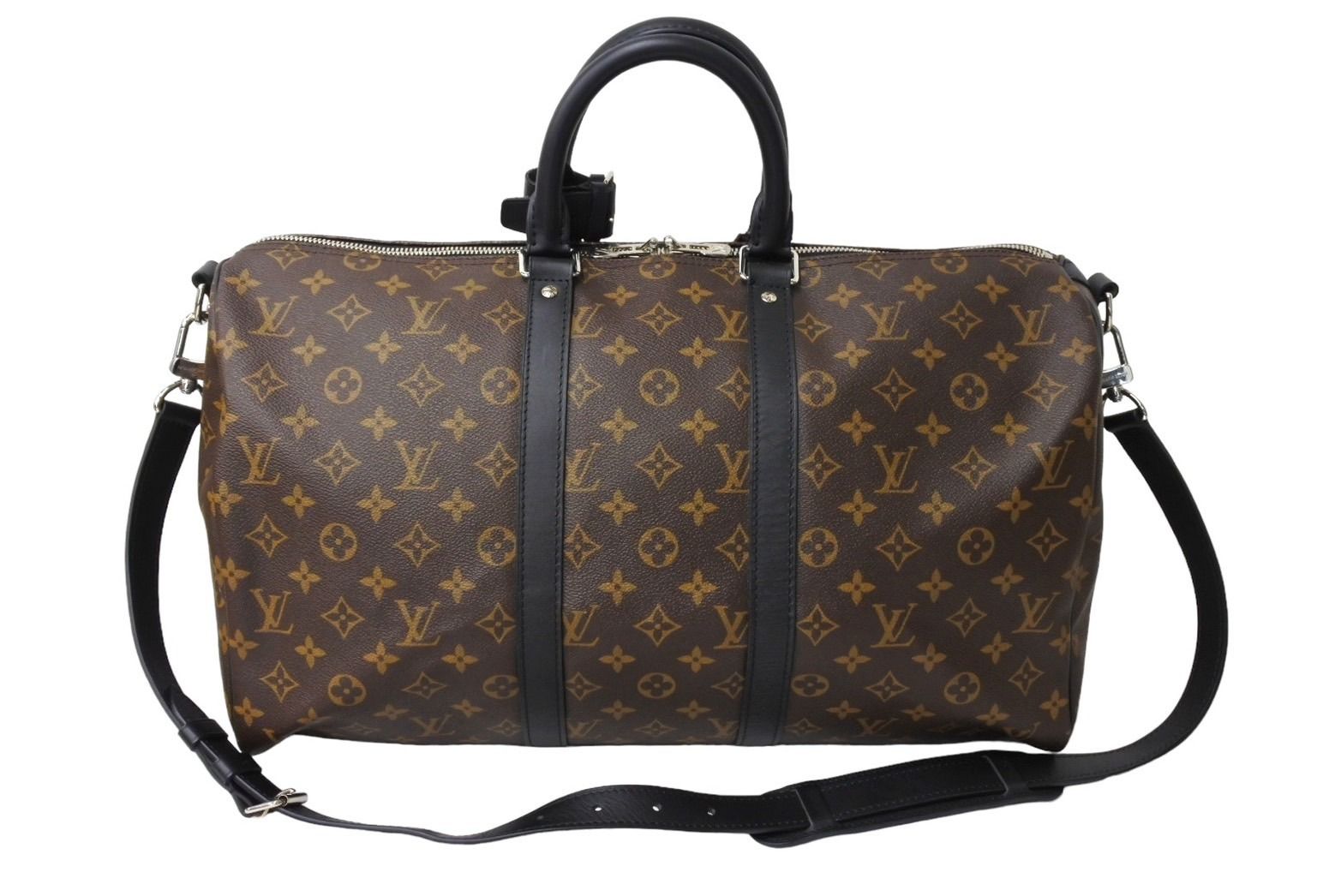 極美品 LOUIS VUITTON ルイヴィトン キーポル バンドリエール45 ボストンバッグ M56711 モノグラムマカサー ブラウン 中古  65468 - メルカリ