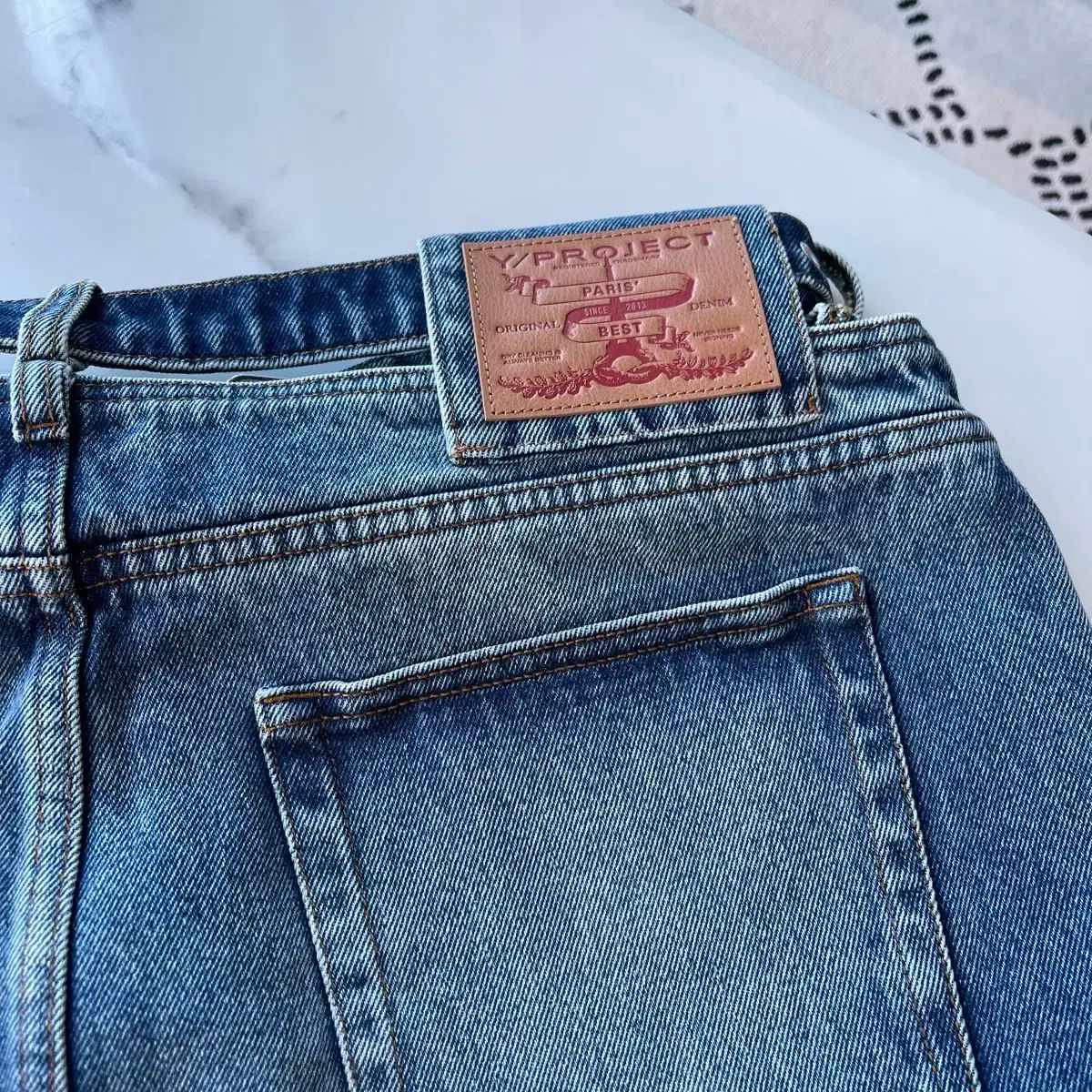 Y Projectドレープ デニム y/project Y Project(ワイプロジェクト