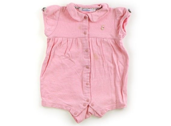 ファミリア familiar カバーオール 70 女の子 ピンク 子供服 ベビー服 キッズ（1023565）