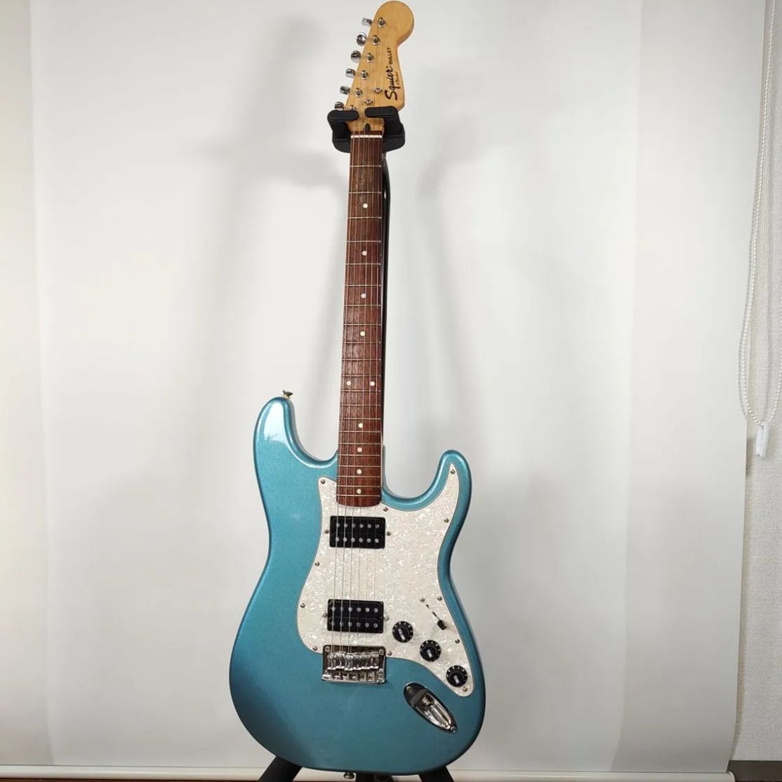 Squier by Fender strat エレキギター 水色｜Yahoo!フリマ（旧