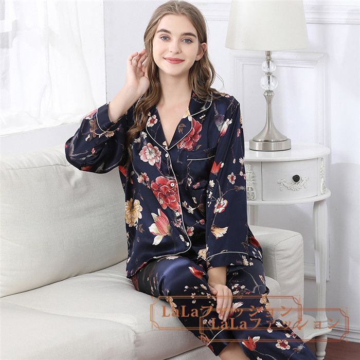 LL ファッション Wacoal シルク パジャマ ホワイト シルク 絹