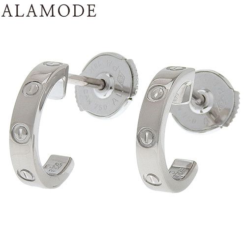 CARTIER(カルティエ) ラブコレクション ミニラブ ピアス K18