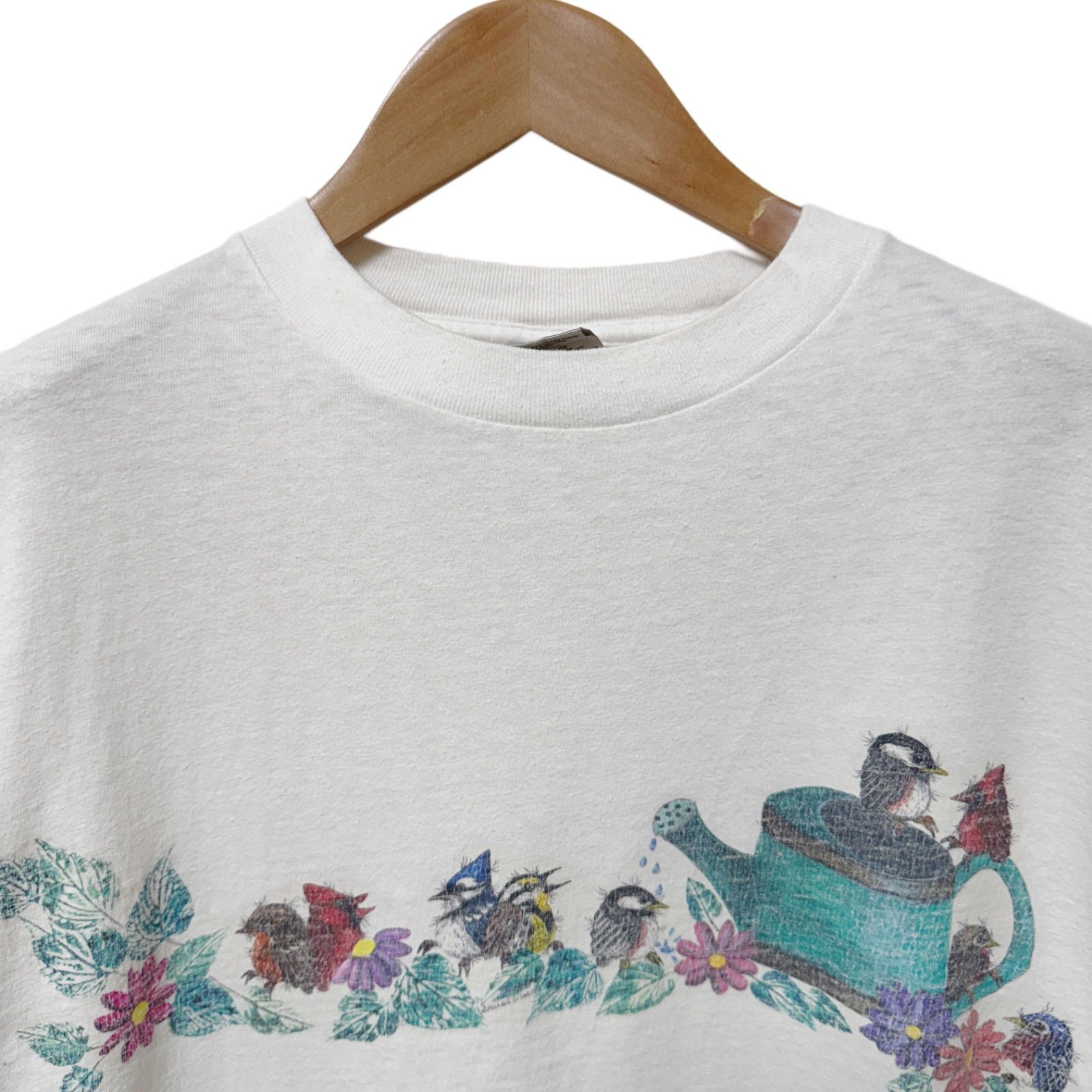 オニータ Tシャツ Lサイズ 90s USA 企画 ONEITA アニマル 小鳥