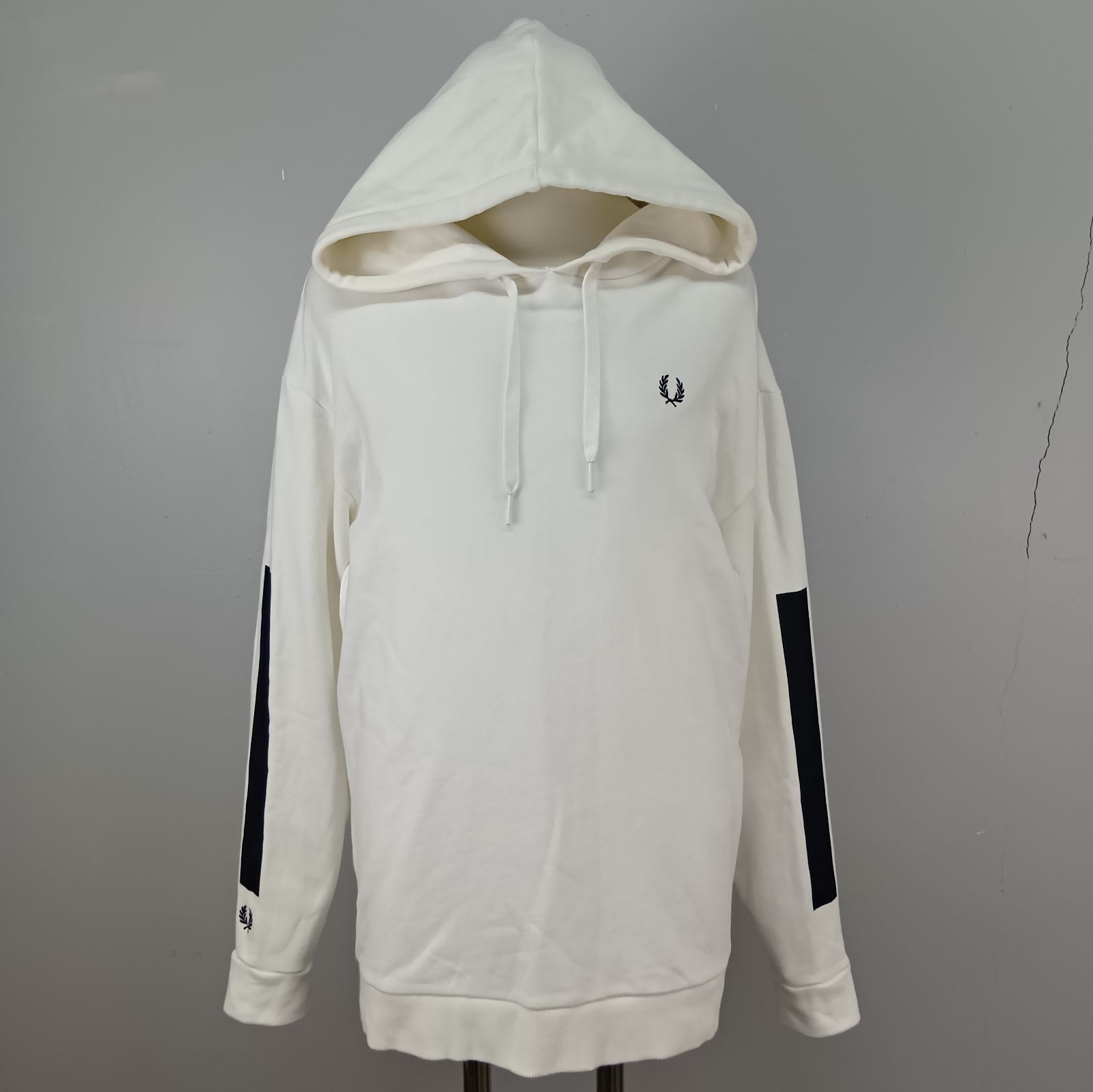 FRED PERRY フレッドペリー BLOCK STRIPE ロゴ刺繍 スウェット