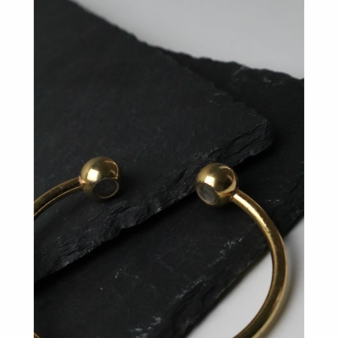 double end ball gold color vintage bangle ダブル エンドボール ゴールドカラー ヴィンテージ バングル ブレスレット