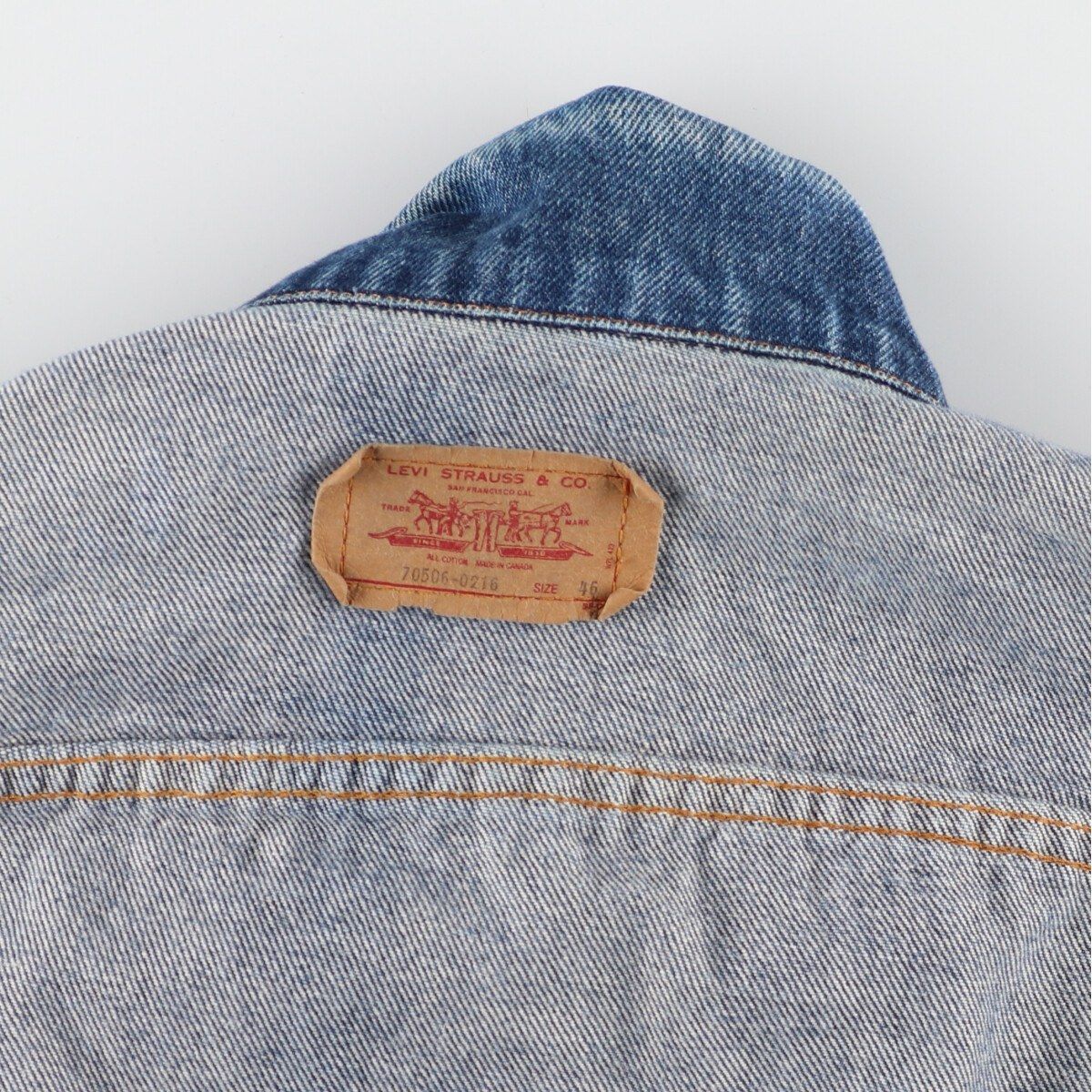 古着 80年代 リーバイス Levi's 70506-0216 デニムジャケット Gジャン