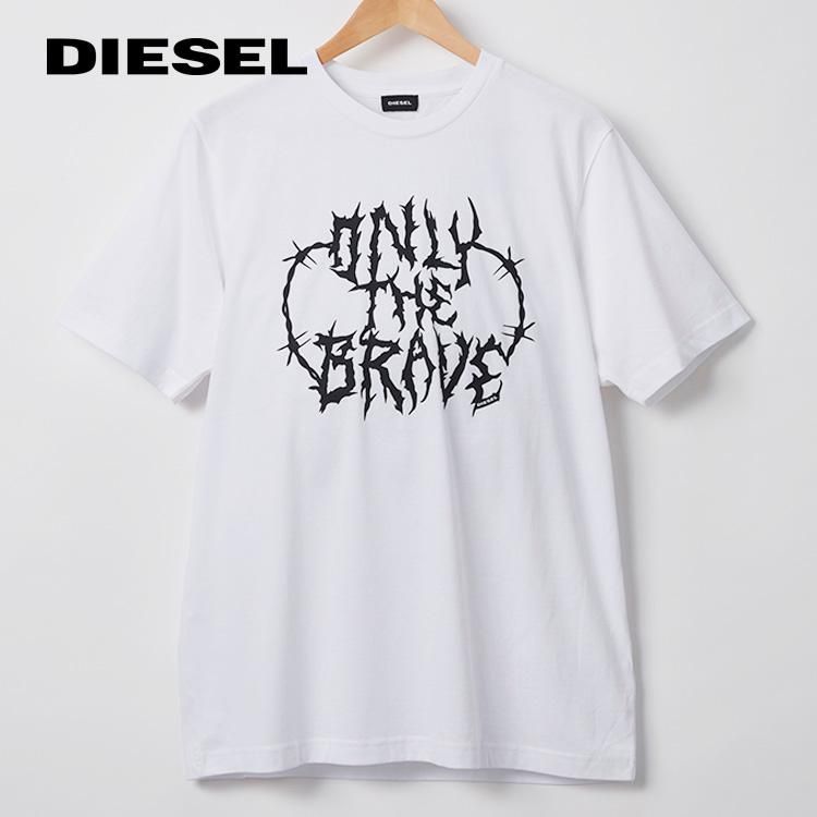 新品 XL ディーゼル Diesel ブレイブ Tシャツ カットソー B23 黒
