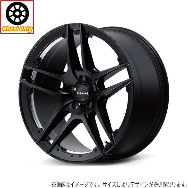 18インチ アルミホイール 5穴114.3 | MIDエクスクルーシブ TW025 8.5J +35 1本