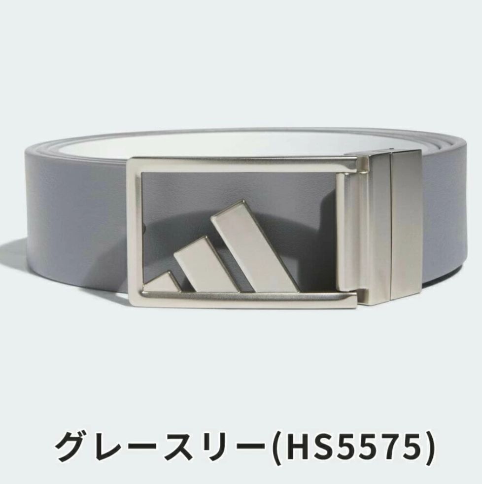 【新品】adidas アディダス メンズ ゴルフ ベルト リバーシブル グレースリー
