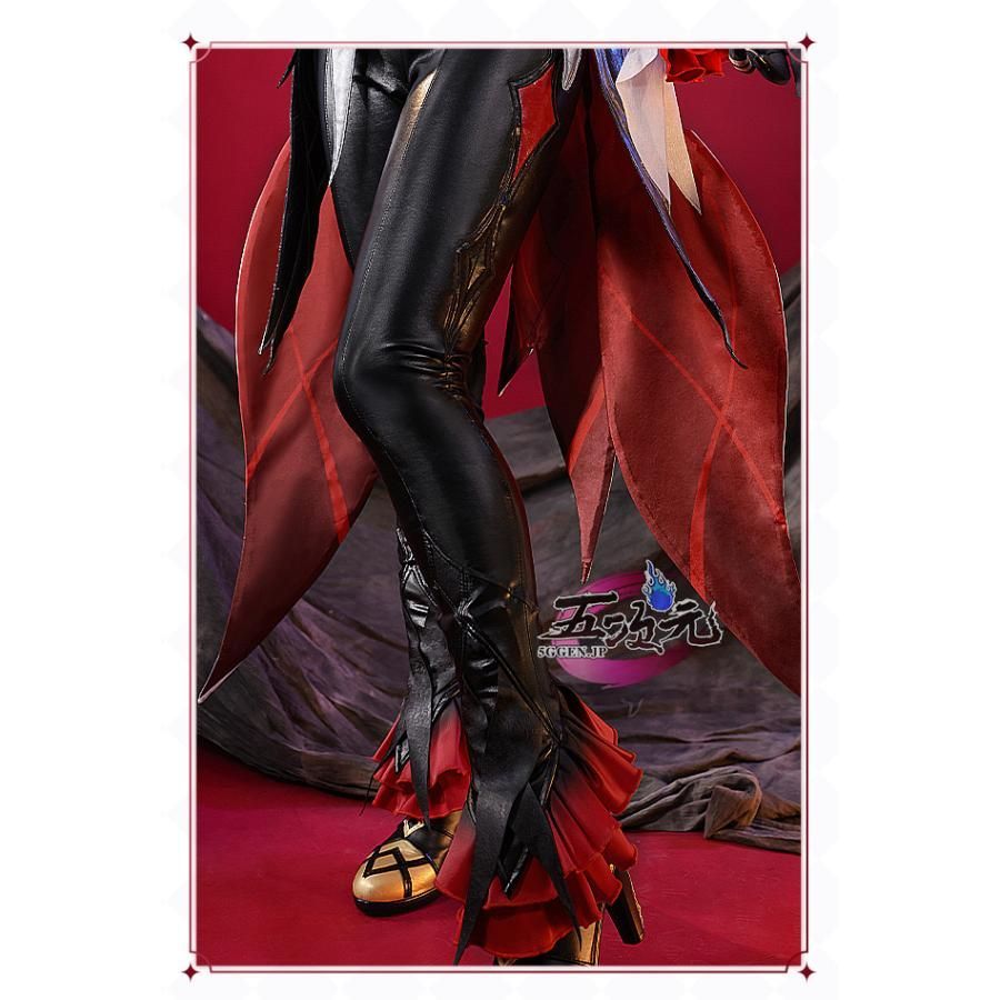 新発売 三分妄想 原神 コスプレ アルレッキーノ 召使 ファデュイ