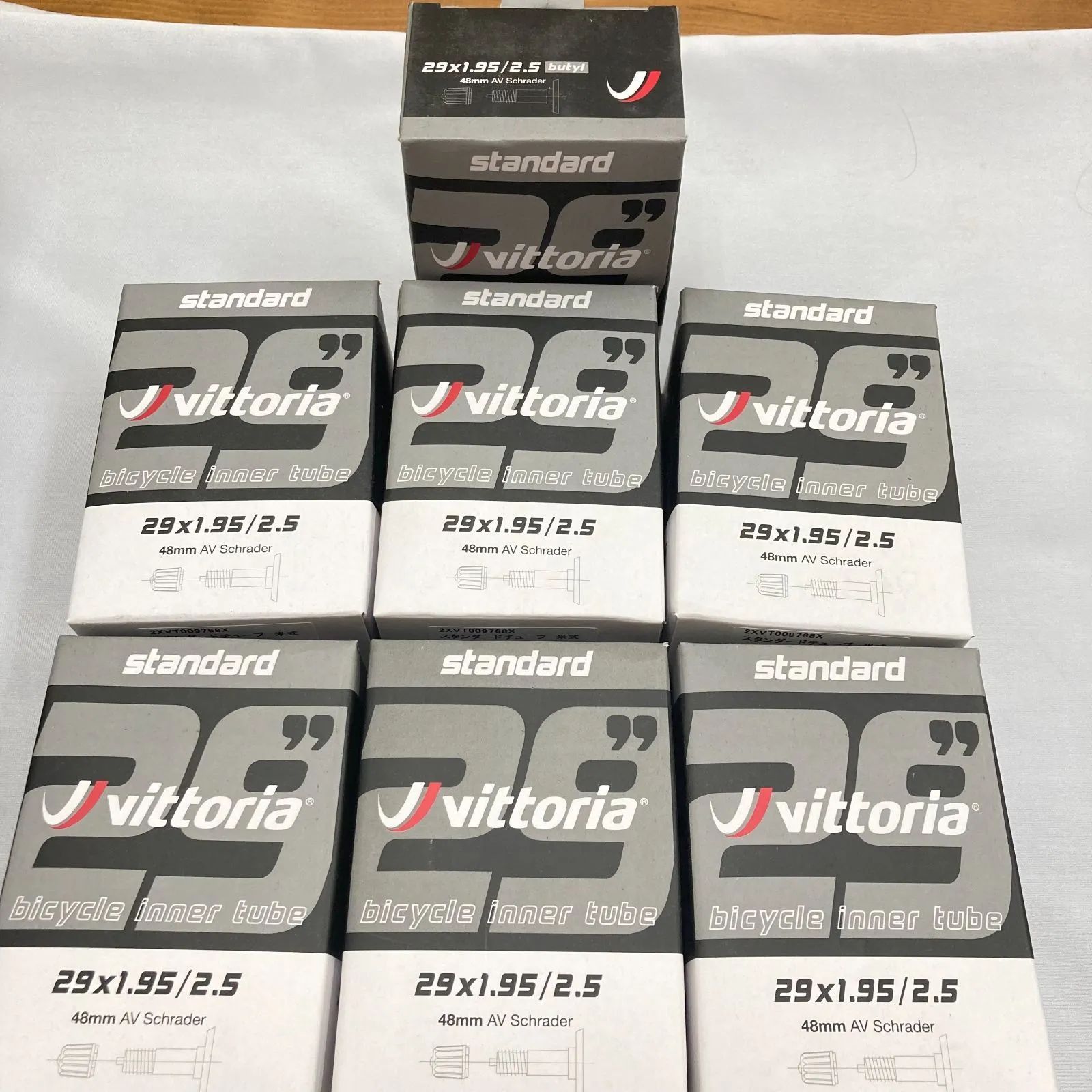 【7本セット】Vittoria STANDARDチューブ 29x1.95/2.50 米式 48mm