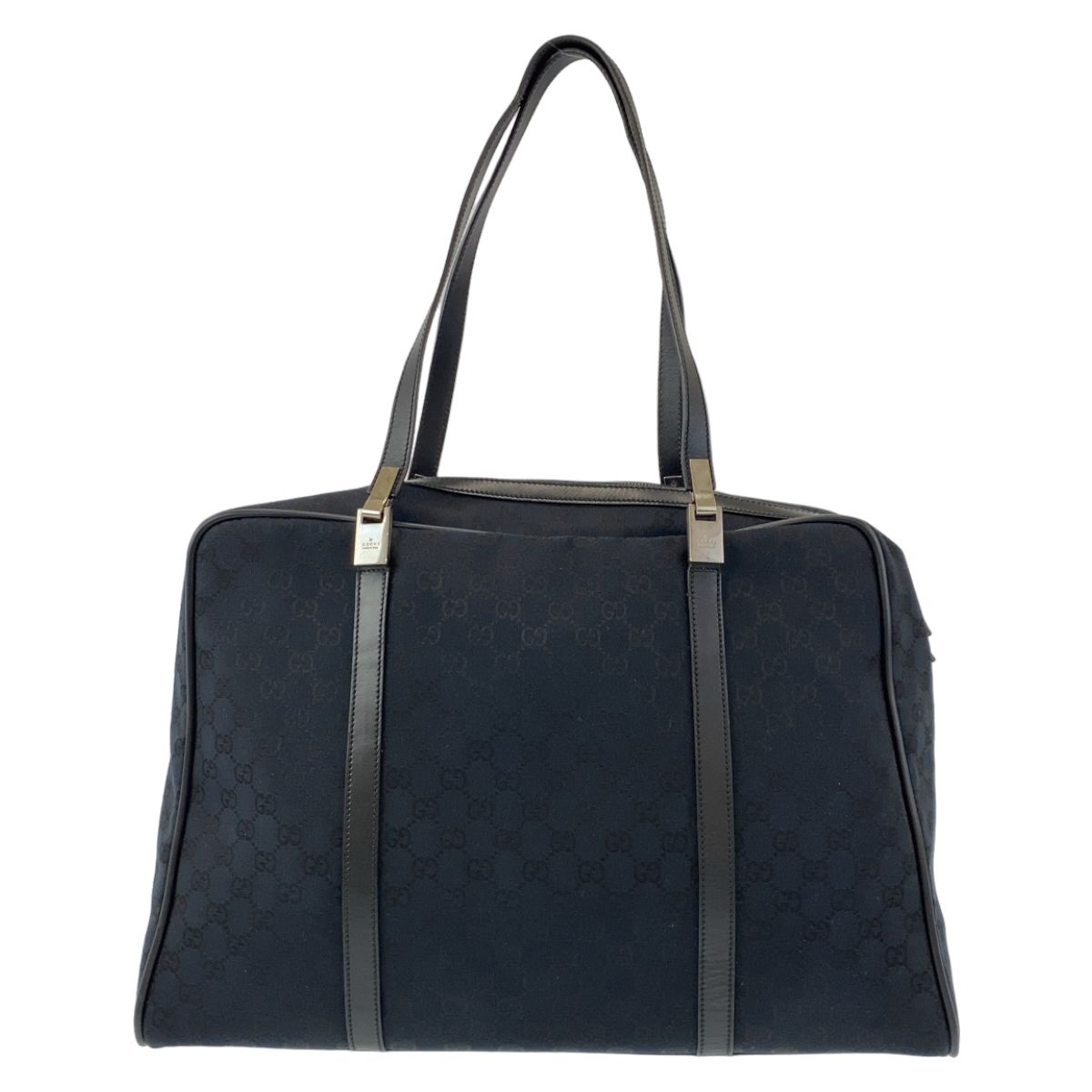 【美品】GUCCI グッチ　ボストン　GGキャンバス　レザー　ビジネスバッグ グッチ GGキャンバス キャンバス×レザー 2WAYボストンバッグ