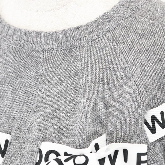 稀少品レアFENDI フェンディーニットケープオフホワイト