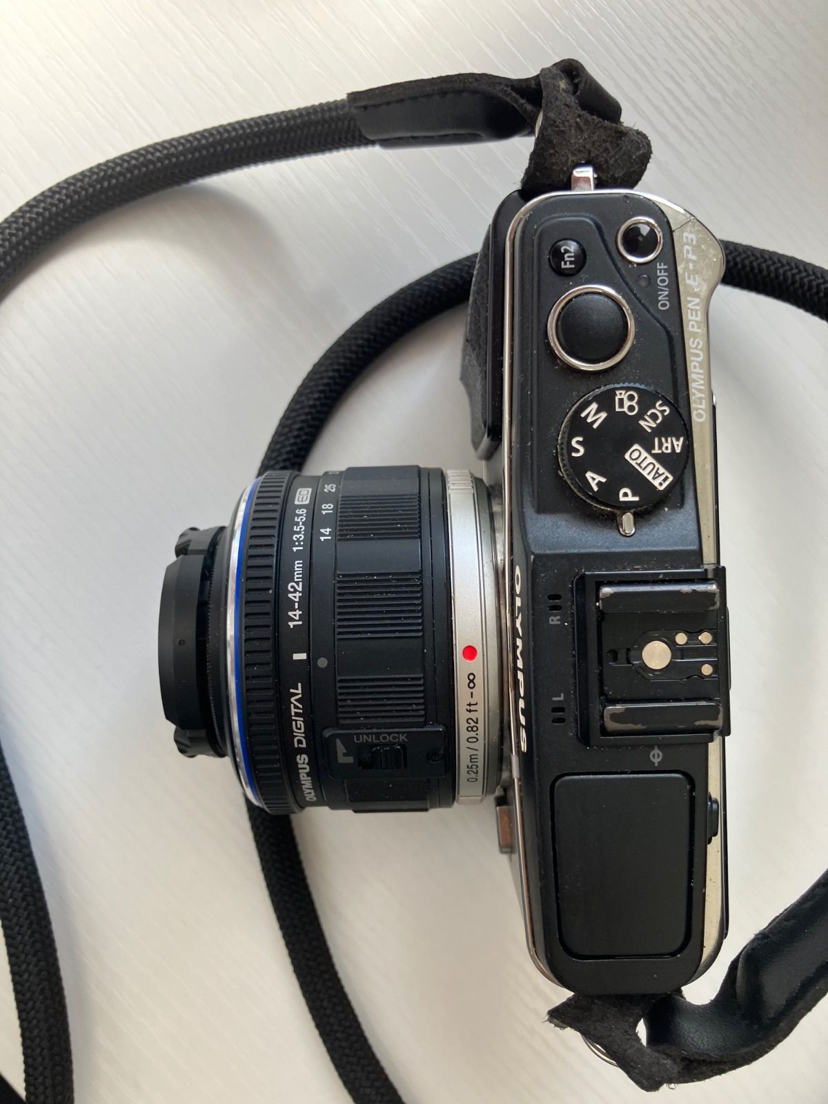 オリンパス OLYMPUS PEN E-P3 レンズキット ホワイト 外観新品同様