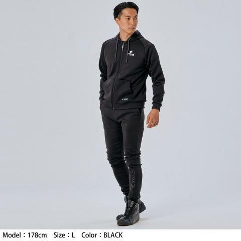 フーデッドシャツ グレー