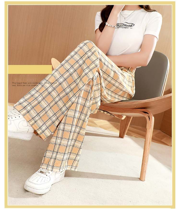 美品♡ドロワー パンツ タータンチェック 赤 緑 40 ストレート