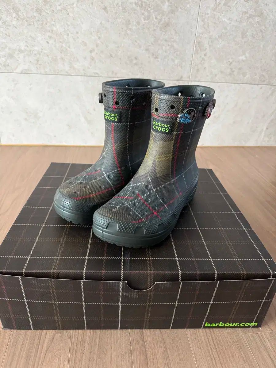 Barbour バブアー x crocs クロックス レインブーツ 270size