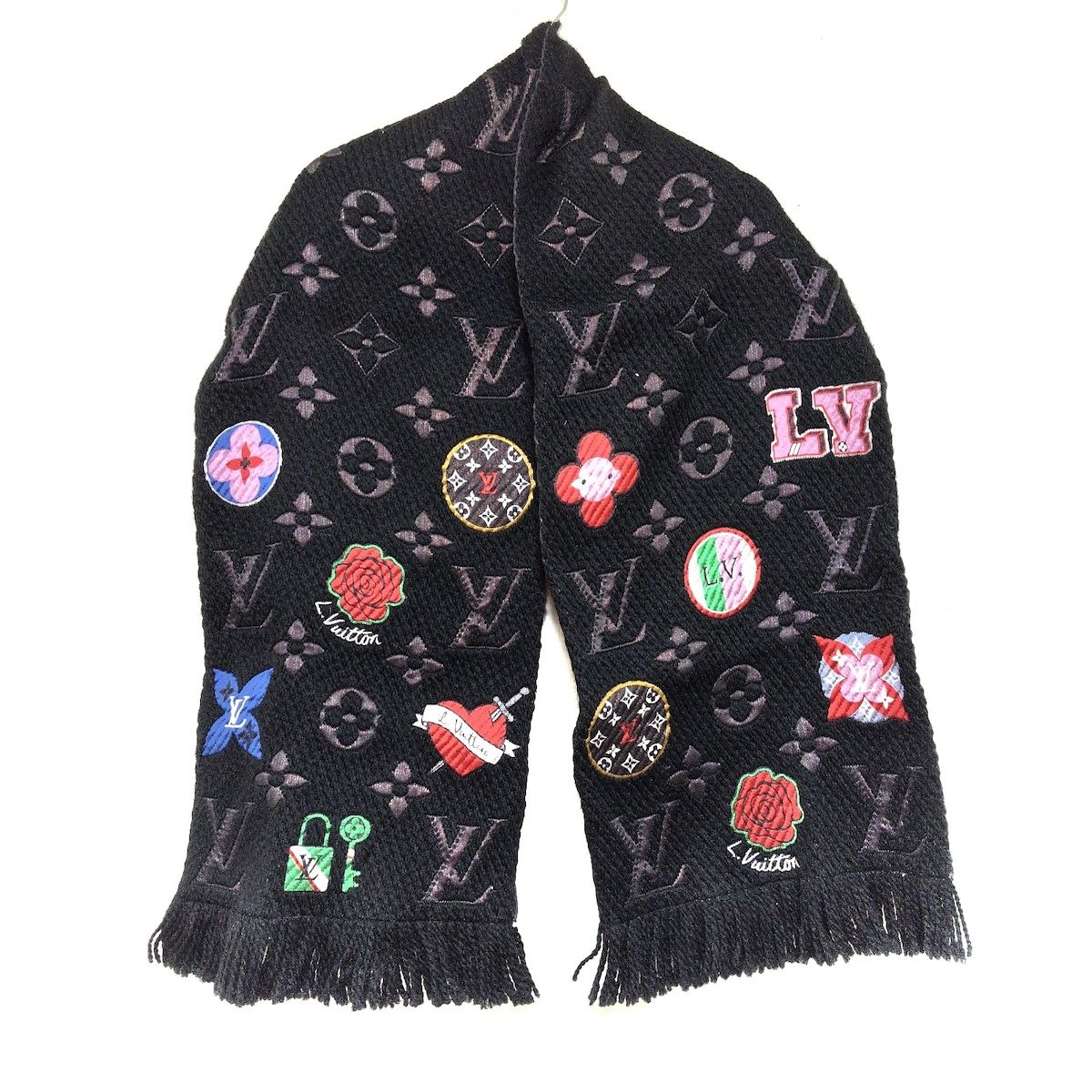 LOUIS VUITTON ルイヴィトン マフラー ロゴマニア M71060 LOUIS VUITTON ルイヴィトン マフラー エシャルプ・ロゴマニア
