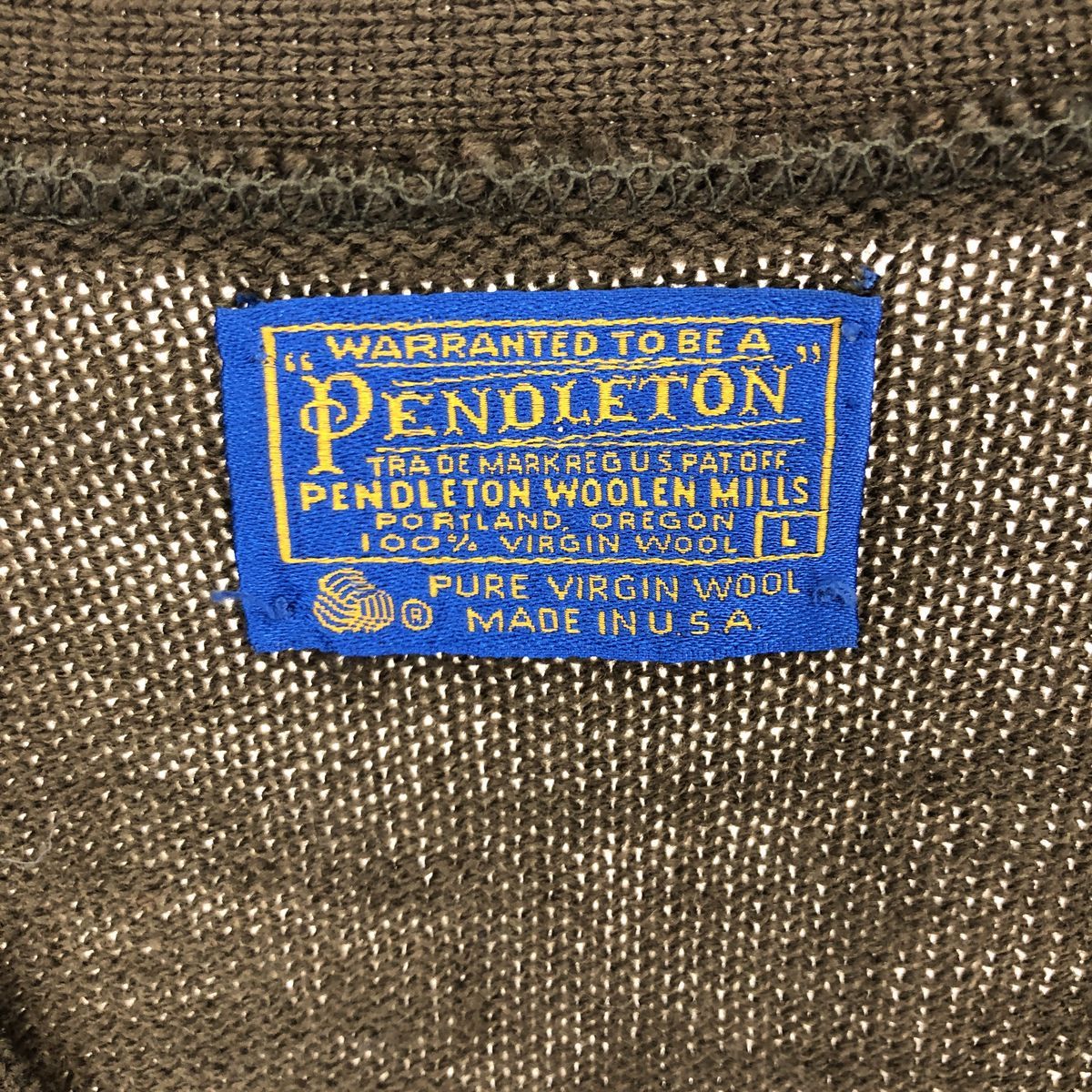 チェック柄生産国70年代 ペンドルトン PENDLETON チェック柄