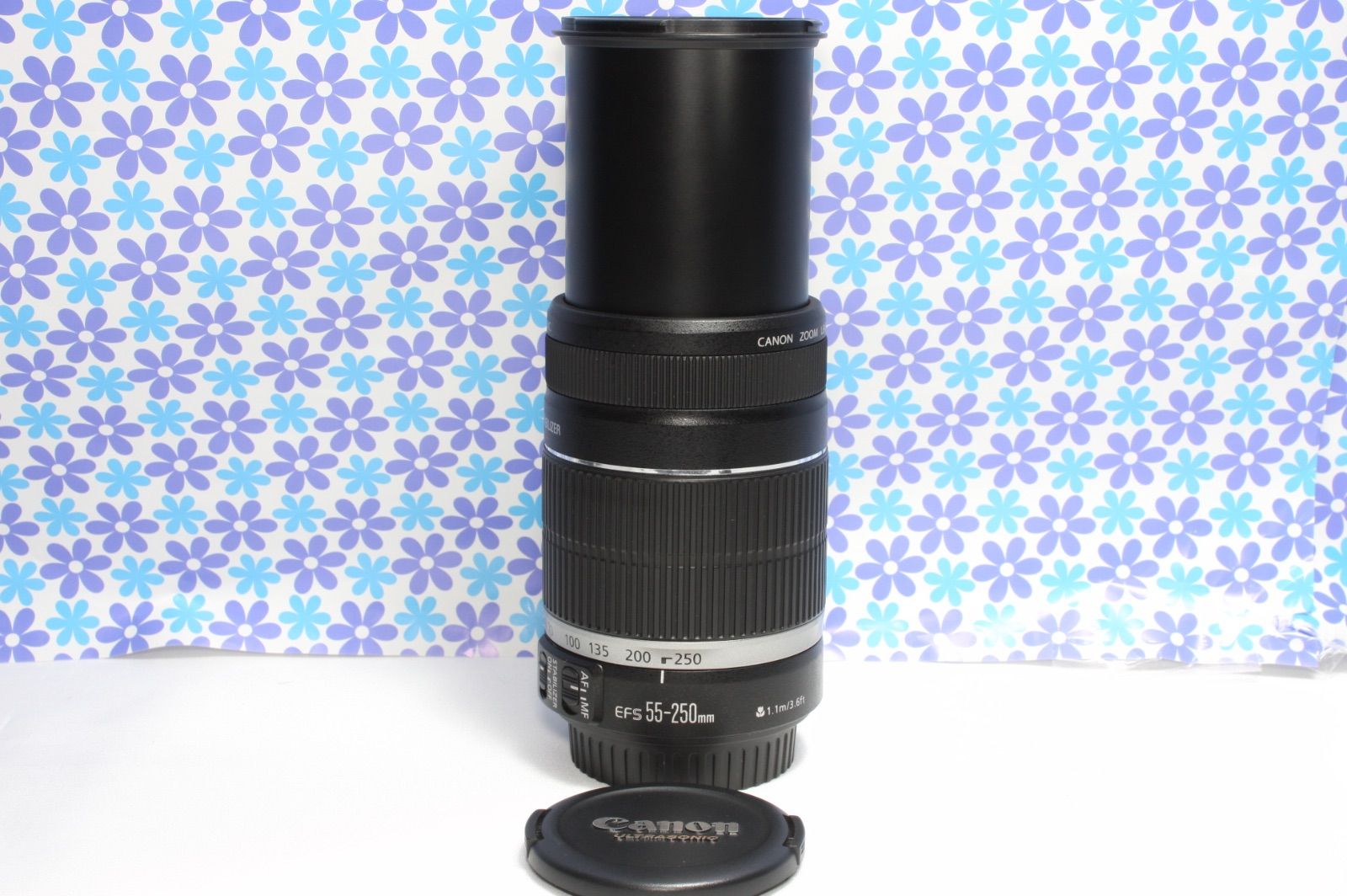 極美品❤️Canon EF-S 55-250mm IS❤️望遠レンズ❤️手振れ補正❤️ 極美品☆Canon EF-S 55-250mm IS☆望遠レンズ☆手振れ補正☆簡単