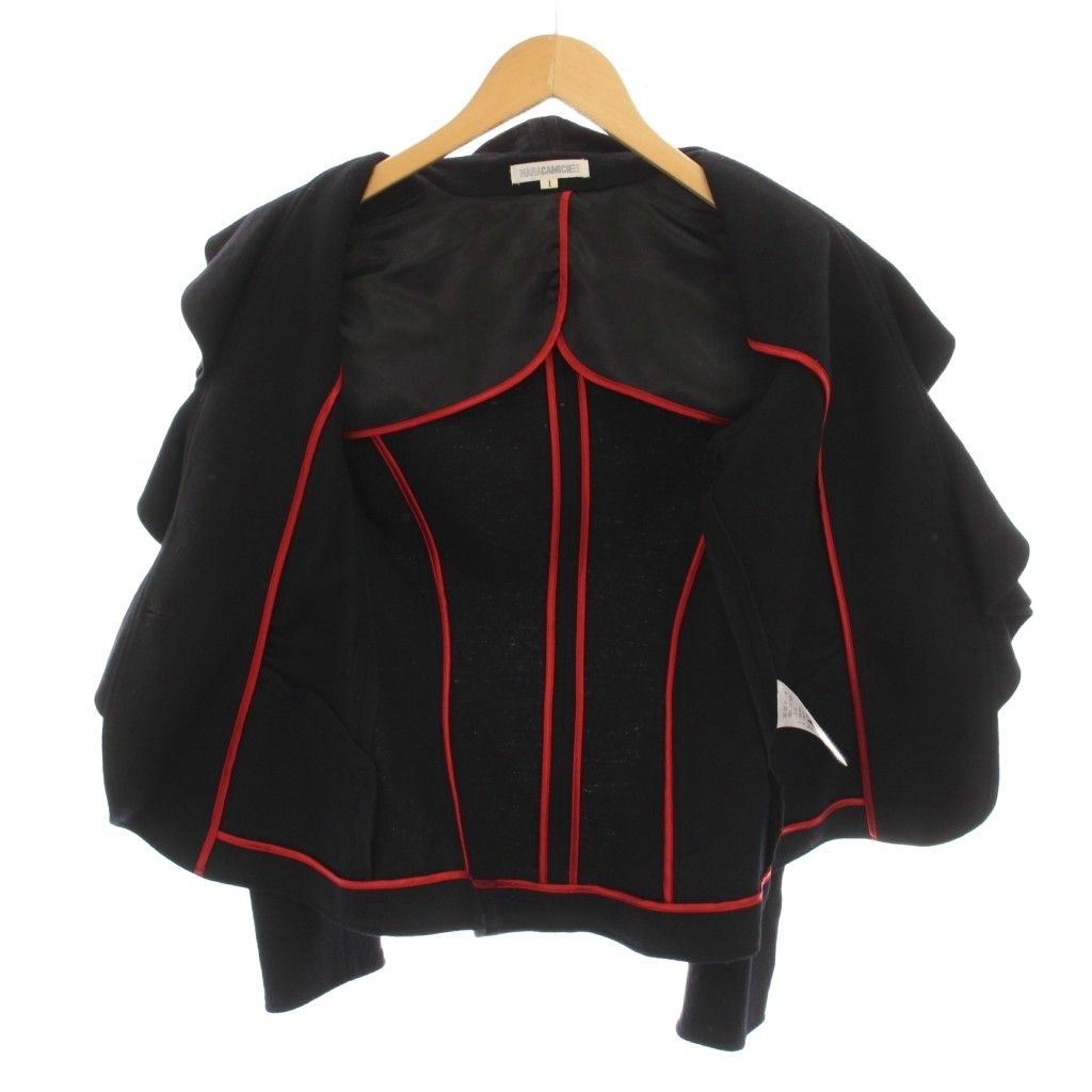 ナラカミーチェ　NARA CAMICIE 2XLジャケット フリルカラー ベルト NARACAMICIE】【セットアップスーツ対応】レースジャケット(1(M