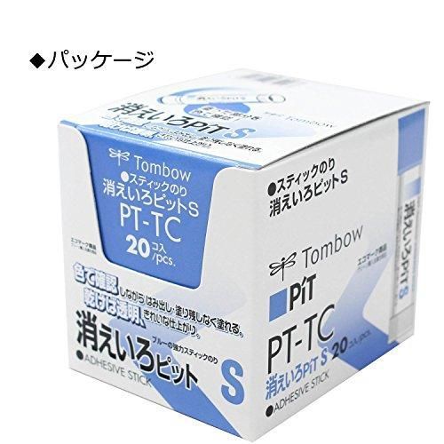  トンボ鉛筆 スティックのり 消えいろピット S PT TC 20 P その他 のり