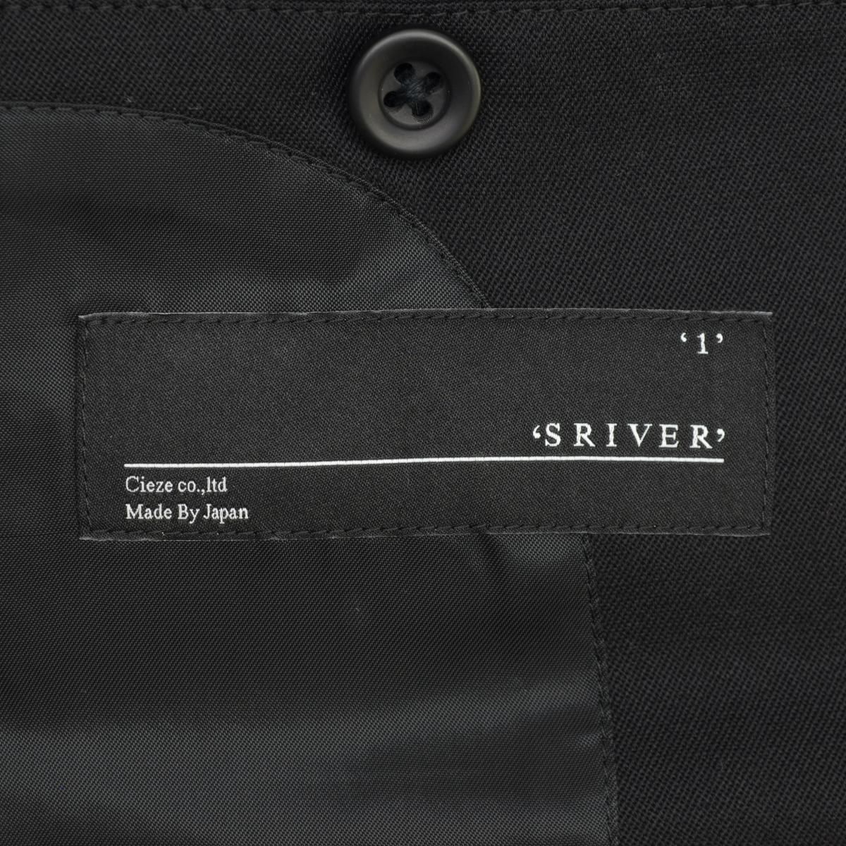 SRIVER】ウールシルク3釦テーラードジャケット - メルカリ
