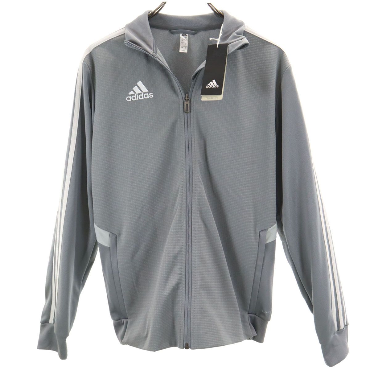 未使用 adidas アディダス トラックジャケット M グレー ジャージ 