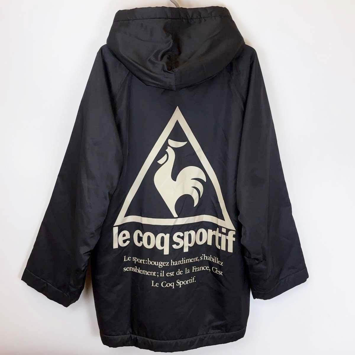 ルコック ヴィンテージ ベンチコート 92年 背面ビッグロゴ F