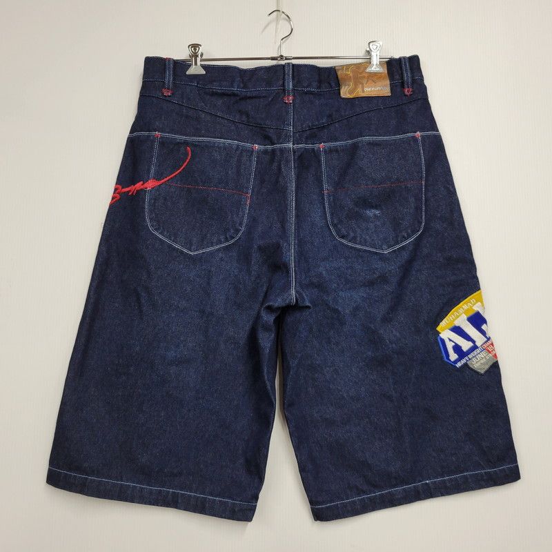 品 FUBU プラチナムフブ ALI WIDE BAGGY DENIM SHORTS ワイド バギー デニム ショーツ ショートパンツ ボトムス 157-251014-as-05-izu