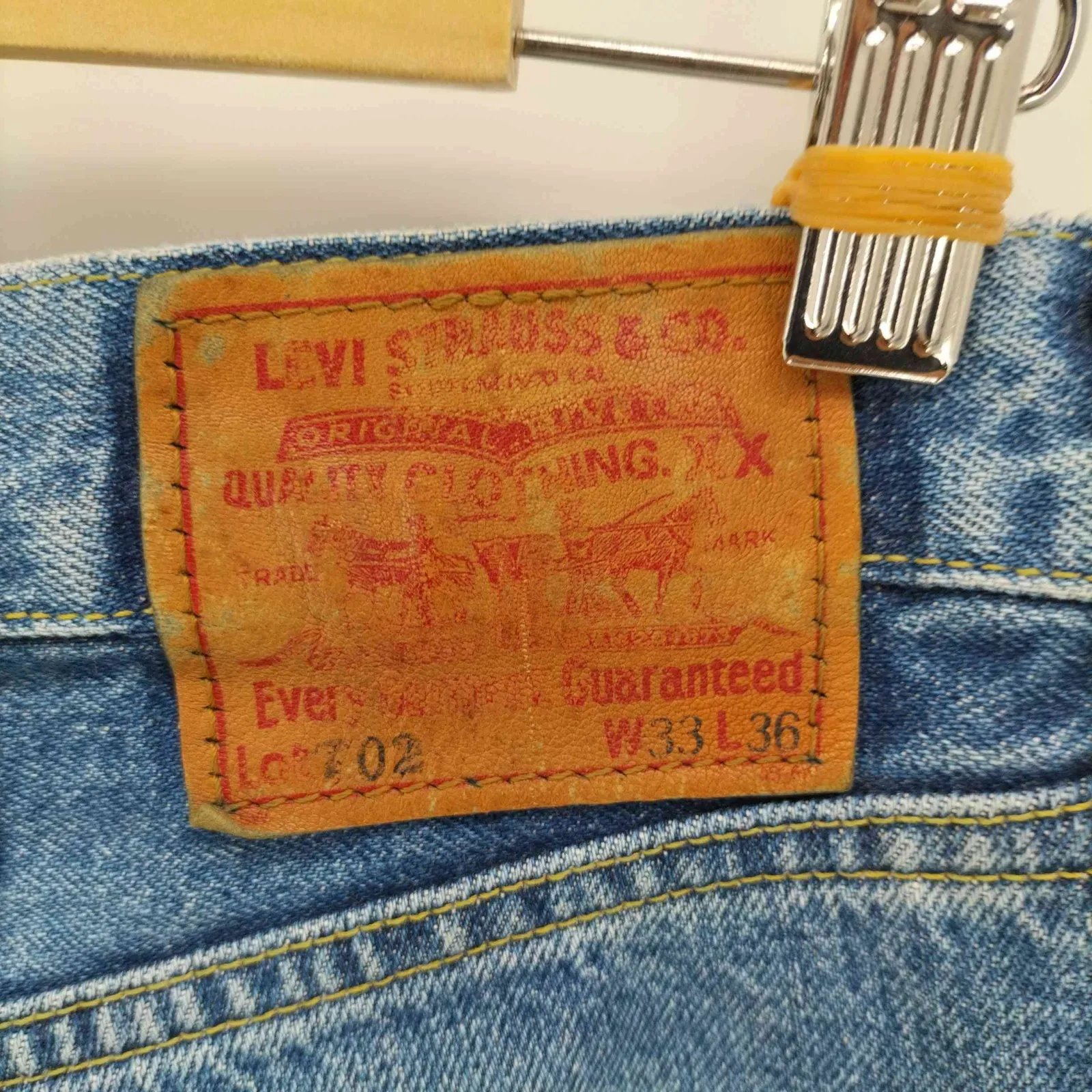 リーバイス Levis 90S 日本製 702XX 赤耳 均等V ビックE 片面タブ V