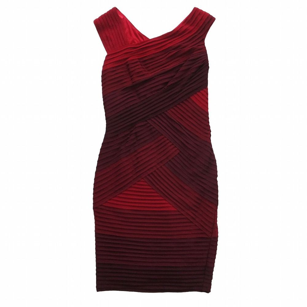 TADASHI SHOJI ノースリーブワンピース レッド サイズ2 Tadashi Shoji 赤 ノースリーブ ワンピース US 2 One Piece Women