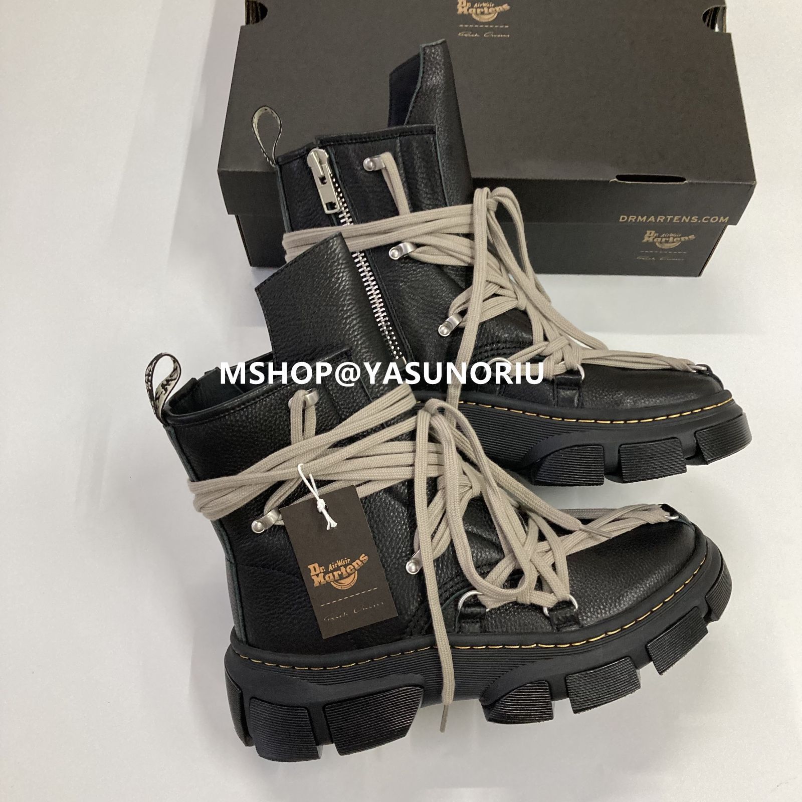 Rick Owens x Dr. Martens 1460 DMXL Mega Lace Boots - メルカリ