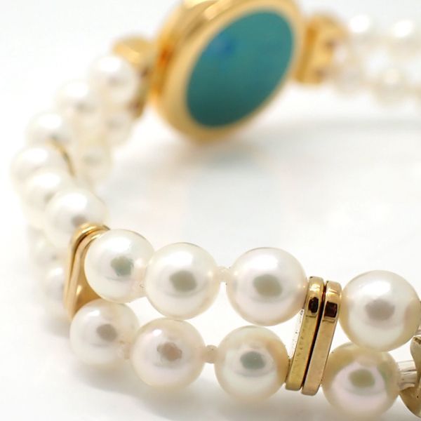 MIKIMOTO パールウォッチ JAL限定 レディース シェル文字盤