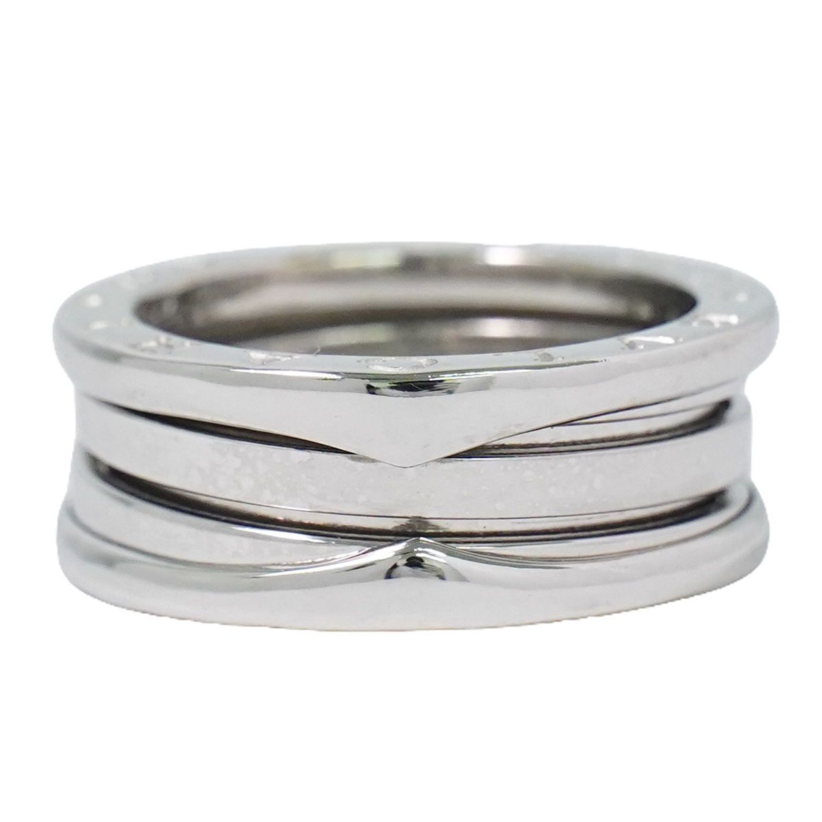 本物 ブルガリ BVLGARI ビーゼロワン B-ZERO1 750 WG リング 指輪 54  