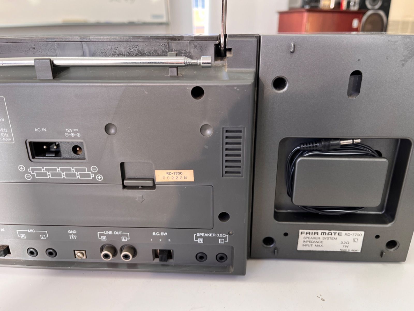 ラジカセ FAIR MATE RD-7700 昭和レトロ アンティーク - メルカリ