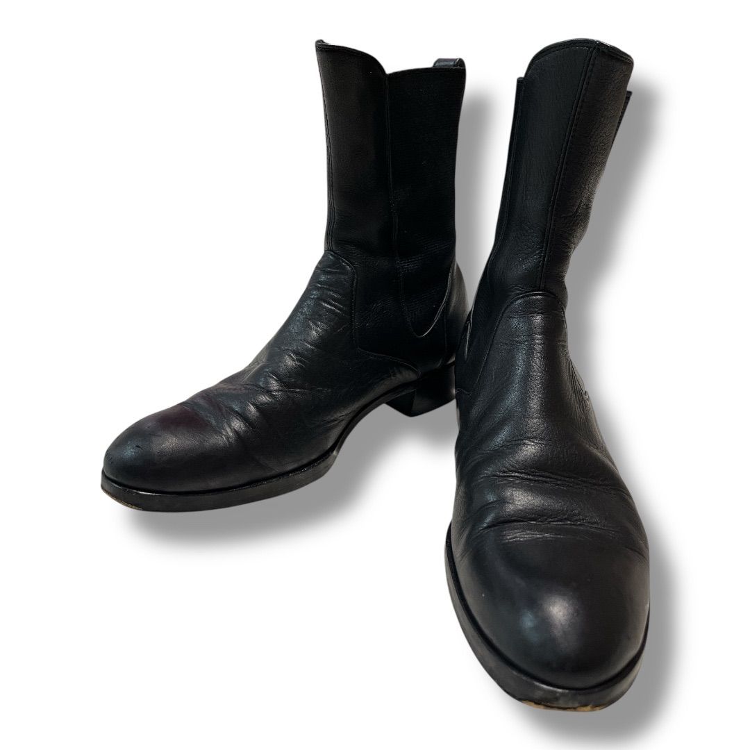 BEAUTIFUL SHOES ビューティフルシューズ サイドゴアブーツ レザー ショートブーツ ブーティ ローヒール 歩きやすい レディース ブラック サイズ6 秋 久喜倉庫店 K248H