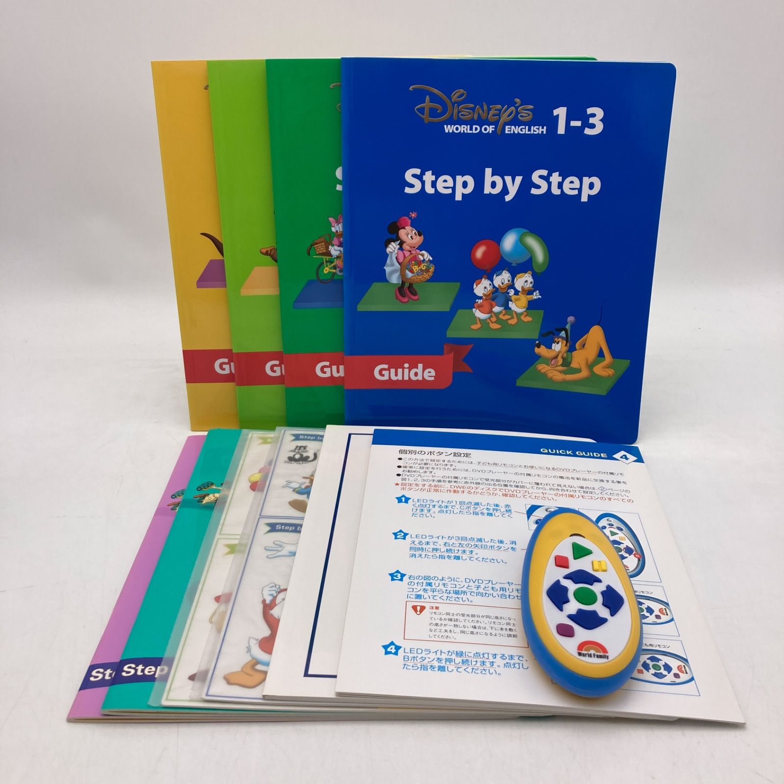 【美品】DWE 最新版 メインプログラム CD メインプログラム 絵本 CD DVD24枚 新子役 字幕あり ディズニー