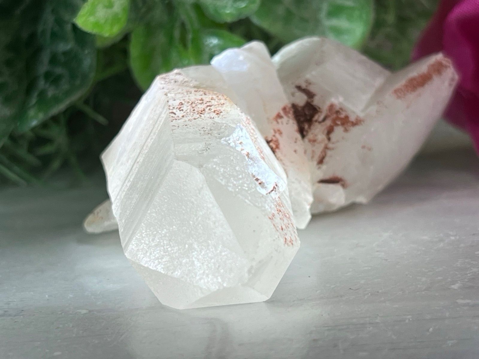 チャネリング✨　ヒマラヤ　マニカラン産　ピンク水晶  原石　ラフストーン チャネリング✨ ヒマラヤ マニカラン産 ピンク水晶 原石 ラフ