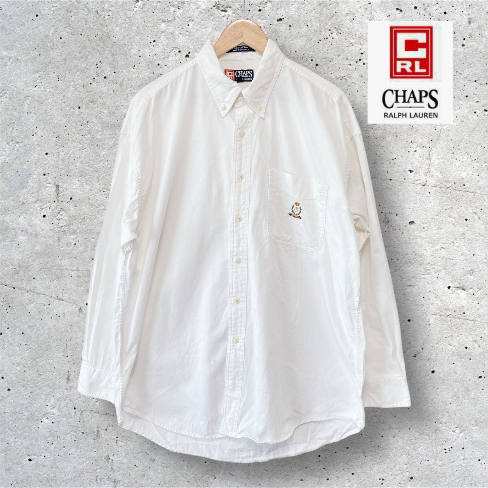 チャップス ラルフローレン CHAPS RALPH LAUREN 白 シャツ 長袖