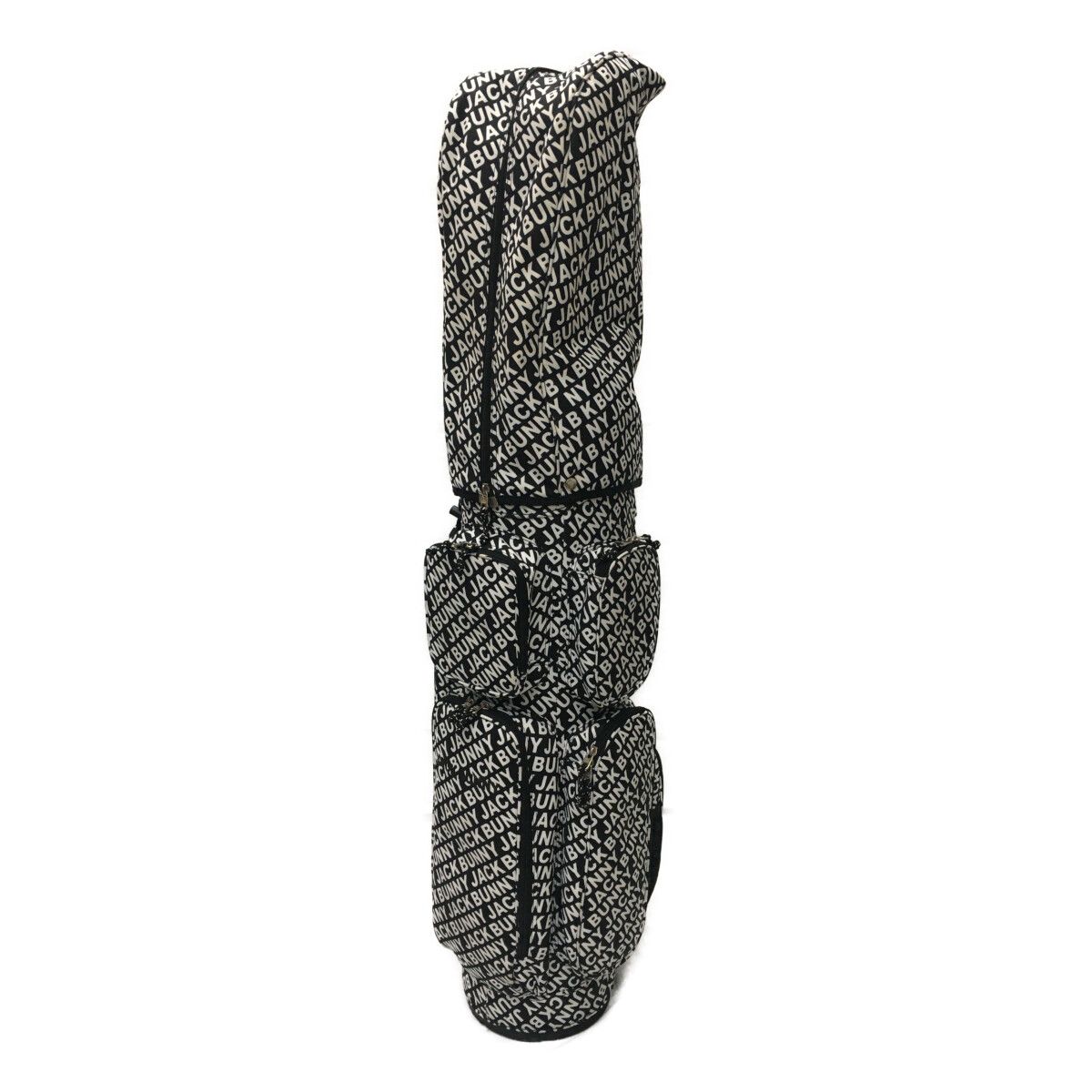 JACK BUNNY キャディバッグ ホワイト/ブラック Jack Bunny!! ゴルフ 「Jack Bunny!!」スタンド式キャディバッグ