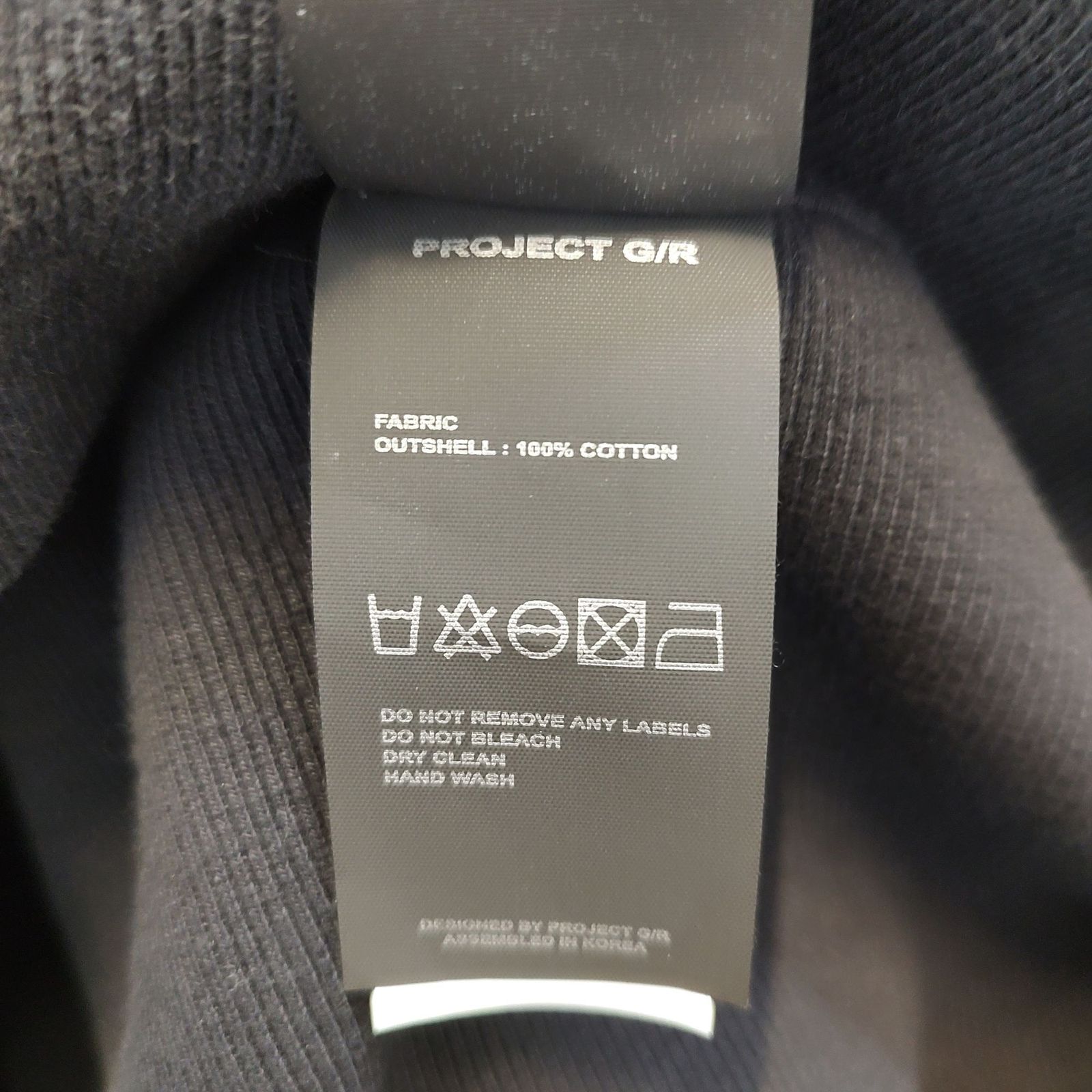 PROJECT G/R プロジェクト ジーアール 24FW GIMP WAFFLE THERMAL ZIP 