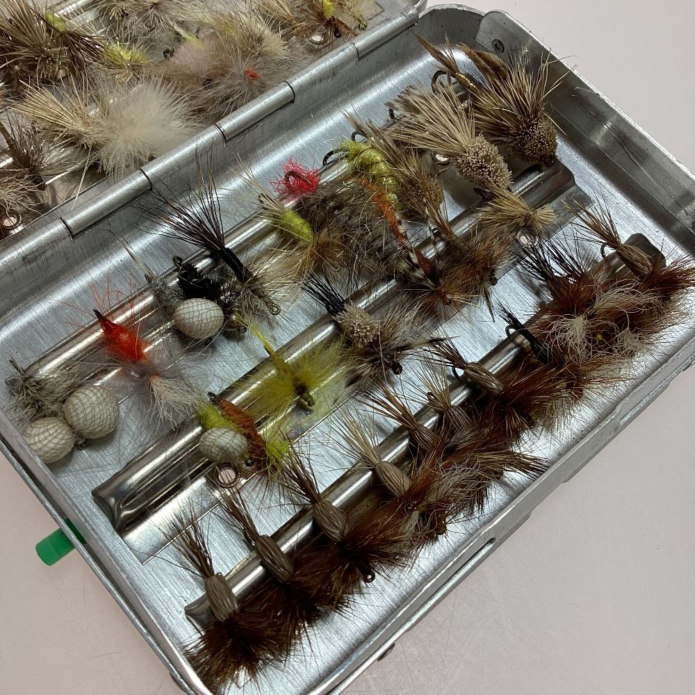 PERRINE パーリン アルミ製フライボックス 完成ドライフライセット  