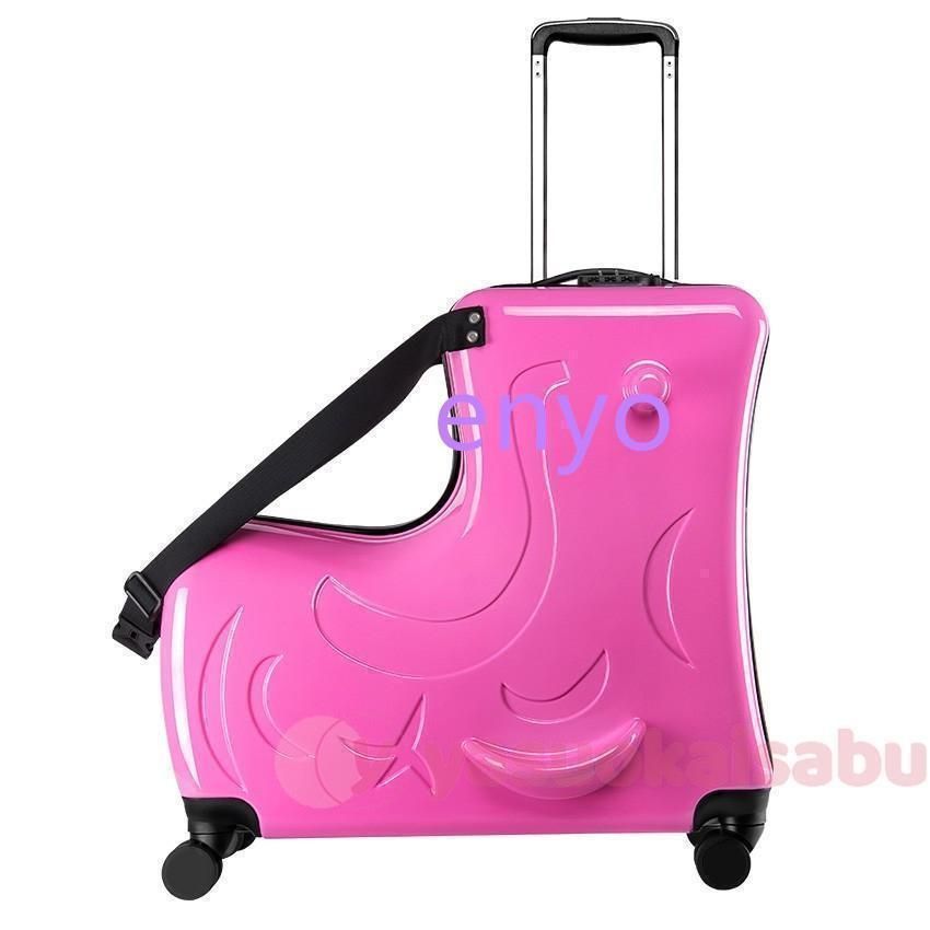 子どもが乗れる キッズキャリー　スーツケース　24インチ　M size 楽天市場】子どもが乗れる スーツケース Mサイズ キッズキャリー