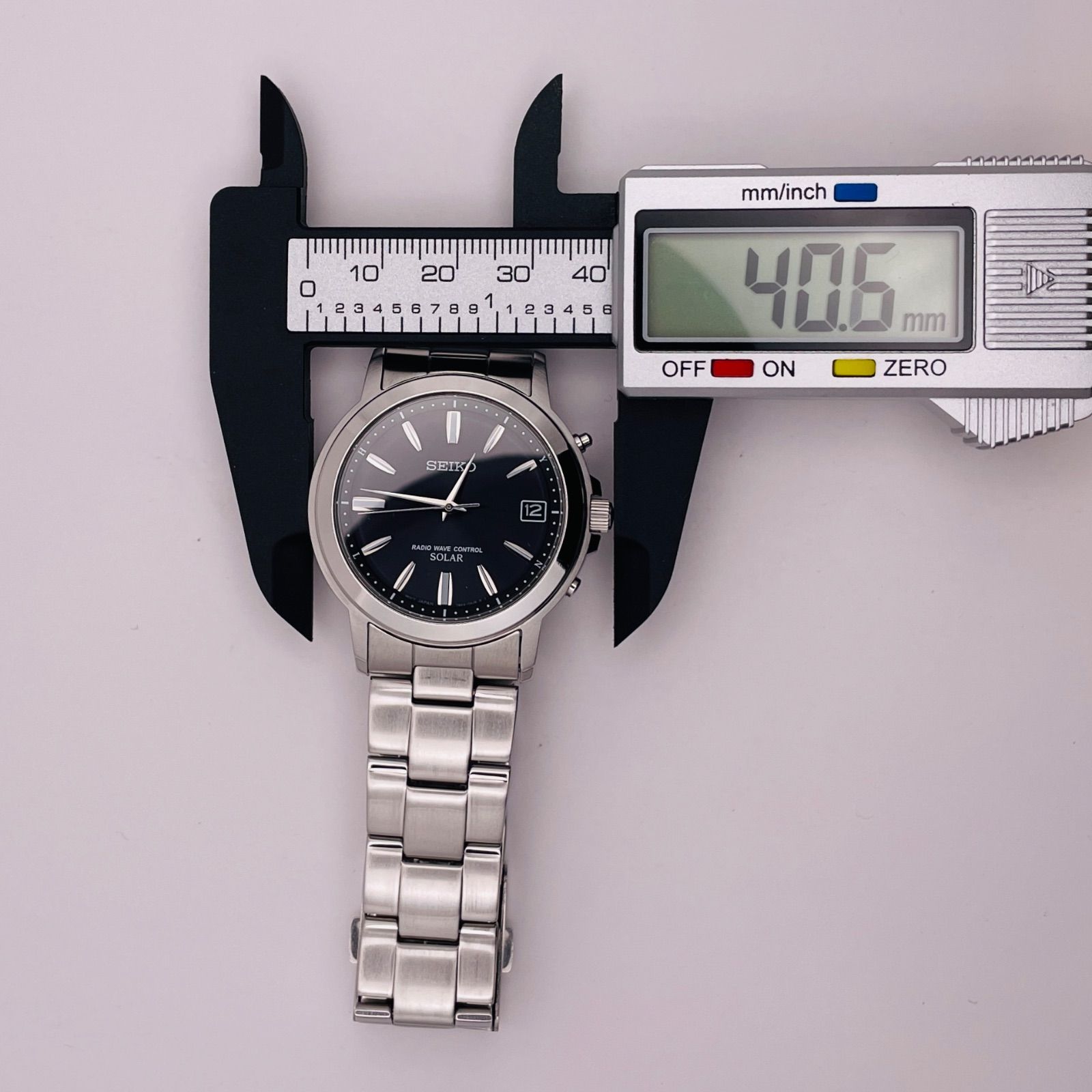 T481）美品 正常稼動 SEIKO セイコー 電波ソーラー SELECTION 