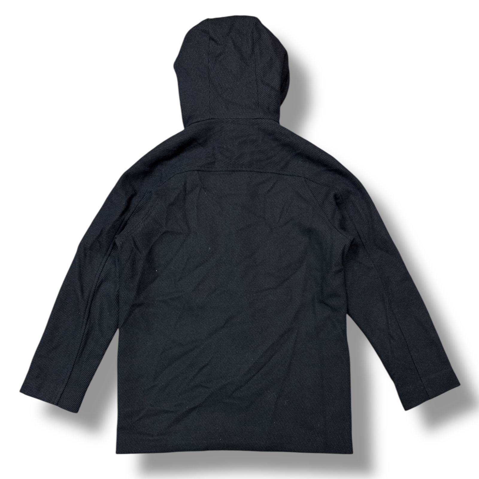 Yohji Yamamoto フード付きジャケット ネイビー HOODED YORK SLEEVE BLOUSON(L Navy): Vintage｜THE SHOP YOHJI