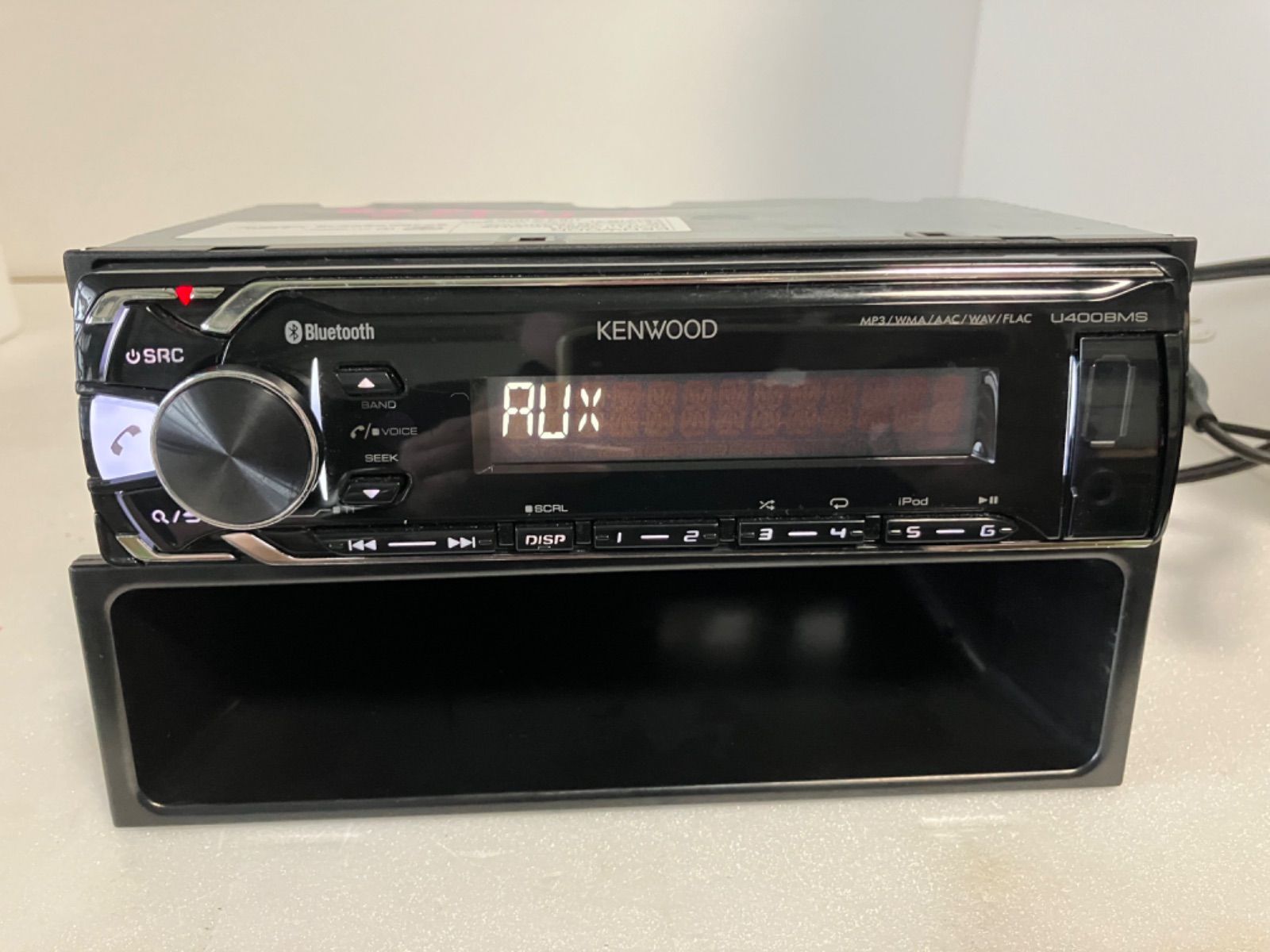 ケンウッド Bluetooth USB iPhone デッキ U400BMS 箱付き - メルカリ