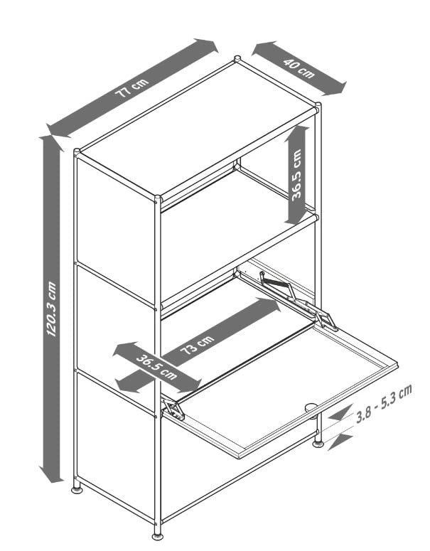 2 フラップドア付き