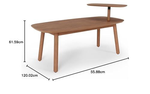 数量 W120×D56×H62cm 210168361055 SWIVO ウォルナット 木製 テーブル テーブル リビング インテリア コーヒーテーブル umbra