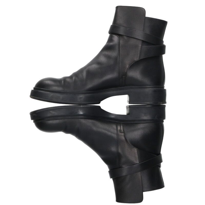 エルメス ケリー金具付きストラップレザーブーツ メンズ 42 - メルカリ 